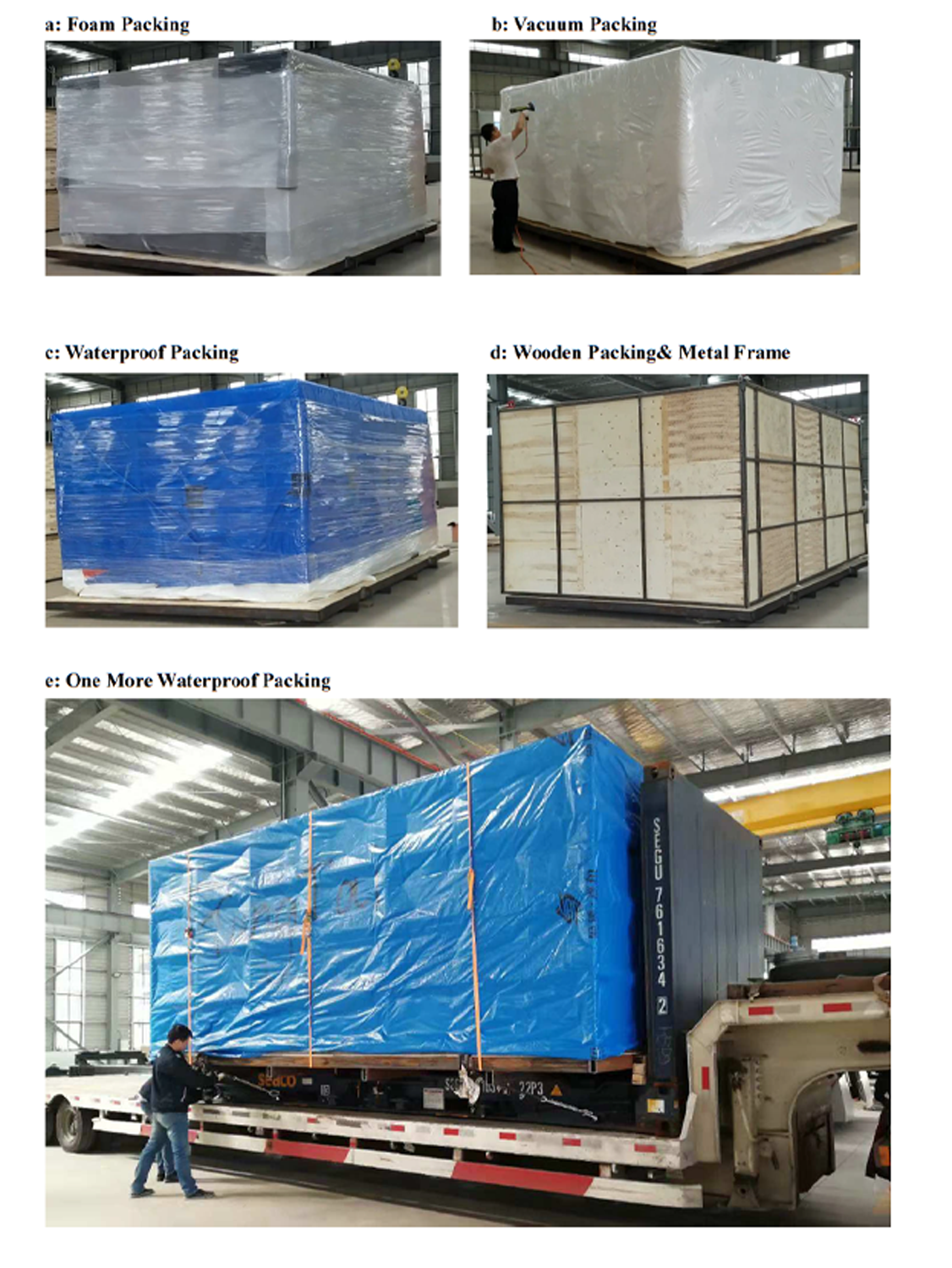 fiber cutting machine packing detail