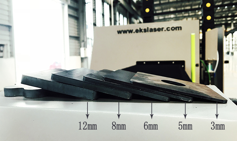 laser cutting machine cutting sample